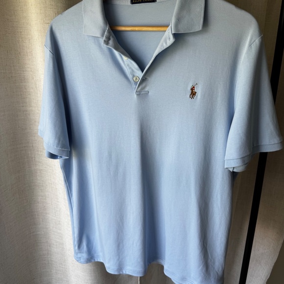 3 Polo Ralph Lauren Pima Cotton Polos | Size L | Red, Green, Blue - Picture 12 of 15